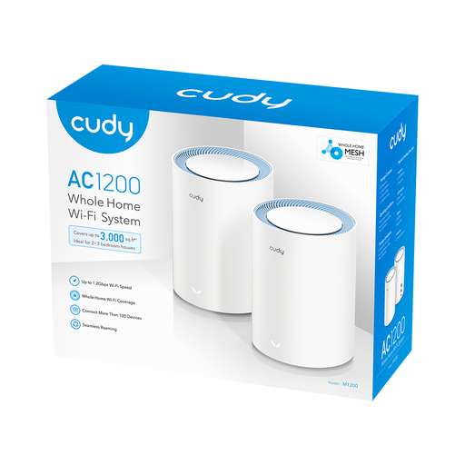[84421] Cudy AC1200 Wi-Fi Mesh Solution 2-Pack