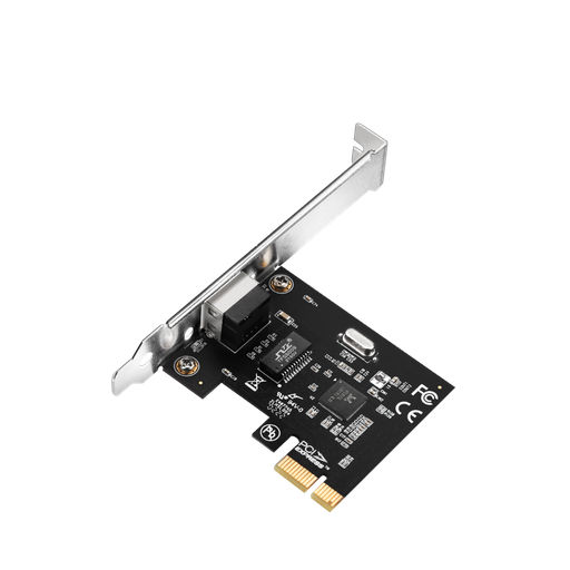 Cudy Gigabit PCI Express Network Adapter, Realtek Chipset, 10/100/1000Mbps RJ45 port, Auto MDI/MDIX