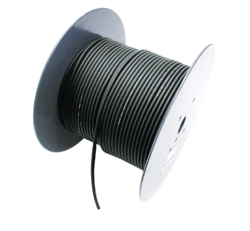 [84444] Microphone Cable OD6.2MM[(20/0.12OFC)x2C+Yarn +AL+BD(128/0.09OFC)] Black Braid Shield 100m/roll