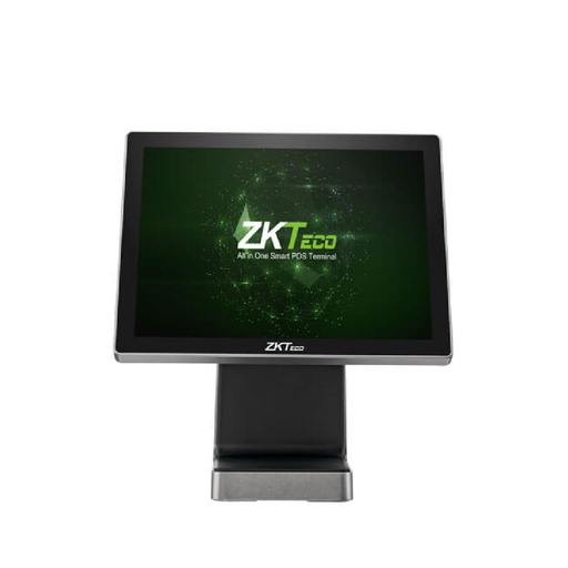 [84507] ZKTECO All-in-one POS with 15” True-Flat PCAP Touch Screen: Intel® Celeron® J6412 @ 2.00GHz 4GB RAM+128GB SSD