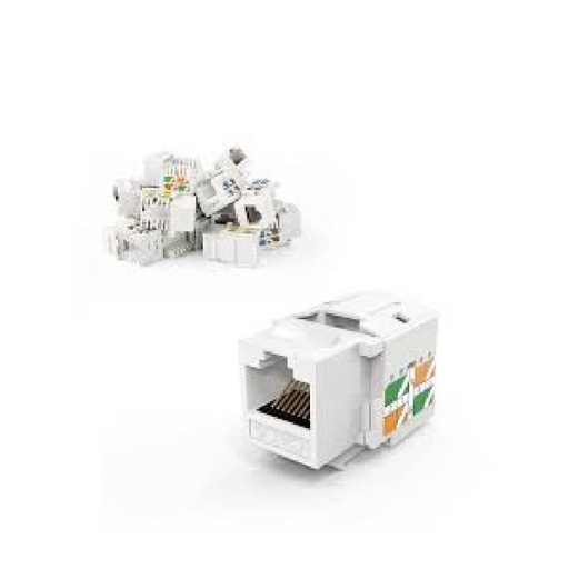 [84547] Premium Line Cat6 Keystone Jack Dual Type IDC