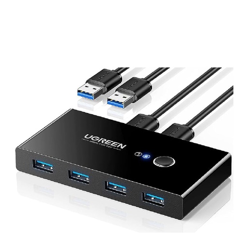 [84581] UGREEN 2 In 4 Out USB 3.0 Sharing Switch Box