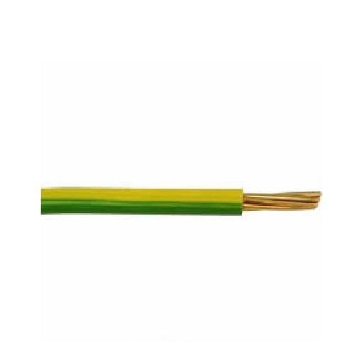 [84599] Wiring Cable - 1C x 1.5sqmm (7/0.53mm) Cu/PVC (Yellow) - 100m Coil