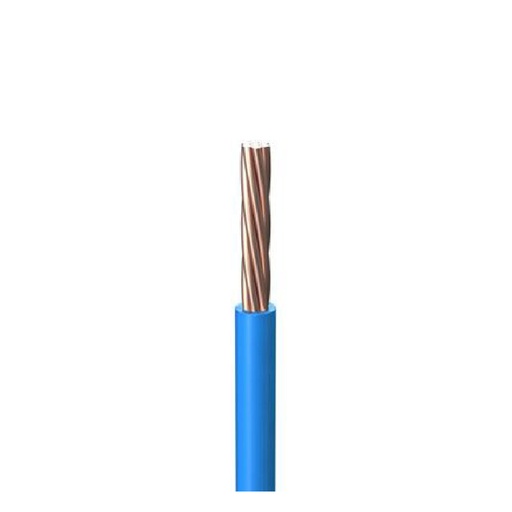 Wiring Cable - 1C x 6sqmm (7/1.04mm) Cu/PVC (Blue) - 100m Coil
