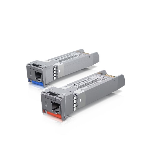 [84611] Ubiquiti 10 Gbps Bidirectional Single-Mode Optical SFP Module 2-pack (pair)