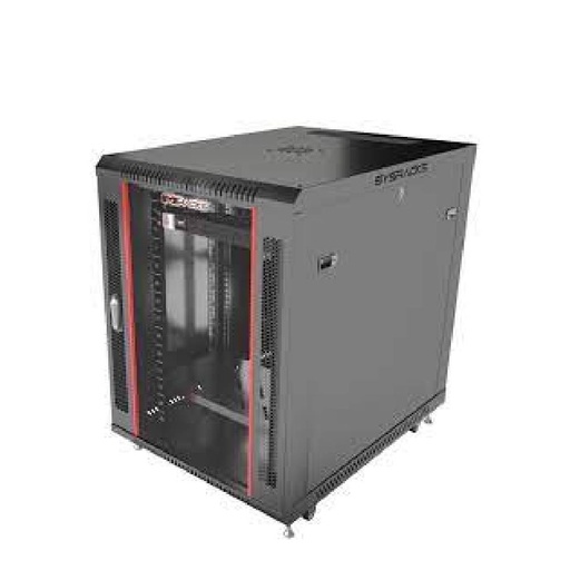 [84650] Premium Line 8U Rack Cabinet Black 32" x 25" x 20" With Fan & PDU