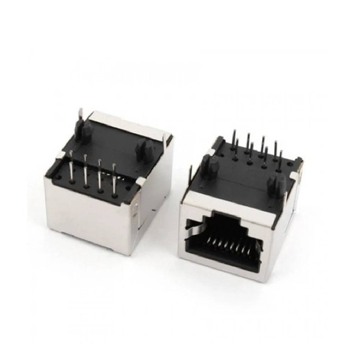 [84663] RJ45 PCB 1.5A Network Module  8Pins Connector - Black