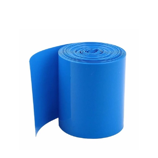 [84673] PVC Heat Shrink Wrap Tube Insulation - 50mm, Blue, 1M