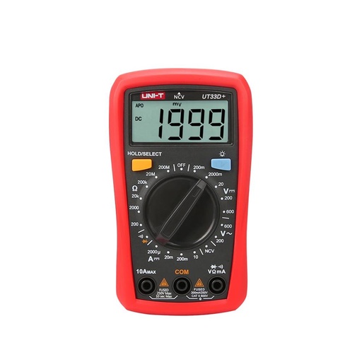 [84869] UNI-T Palm Size Digital Multimeter UT33D+