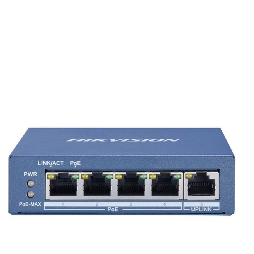 [84913] Hikvision 4 Port Gigabit Unmanaged POE Switch