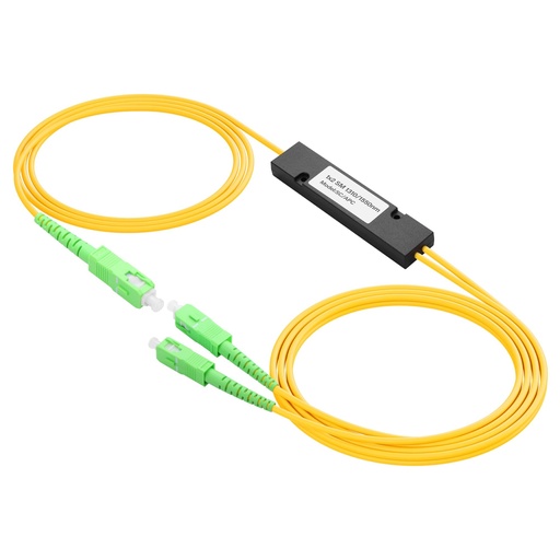 [84959] SC APC/SC  Fiber Optical Patch Cord 2 way splitter 1m