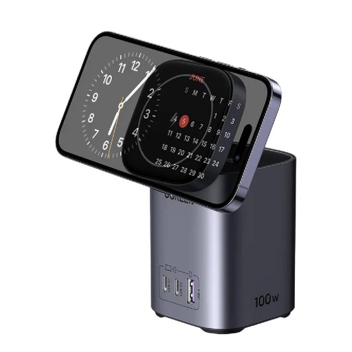 [84968] UGREEN 100W 2-in-1 GaN Charging Station UK (Space Gray)