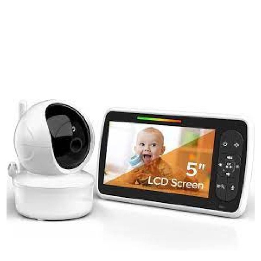 [84979] Baby Monitor 5” Large Display Video Baby Monitor with Remote