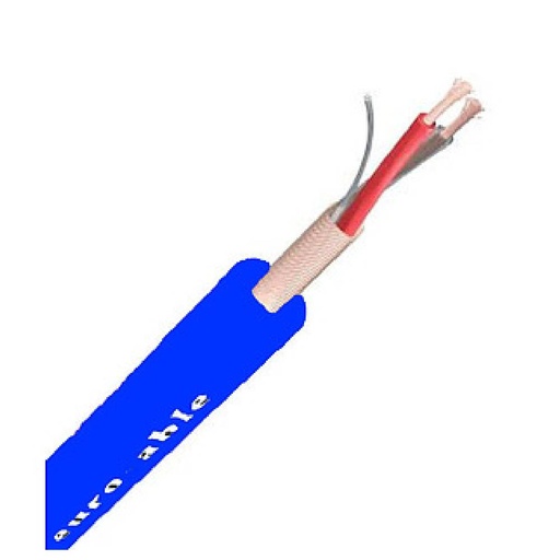 [84989] Microphone Cable OD6.0MM  (Blue PVC jacket) 100m/Roll