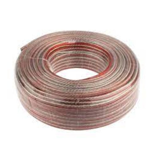 [84993] Flat TransparentSpeaker Wire 17AWG  100m/Roll