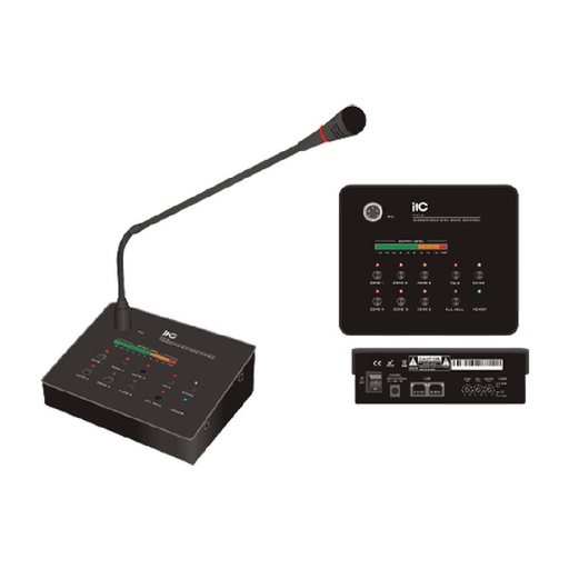 [85183] ITC 6 Zones Remote Paging Mic