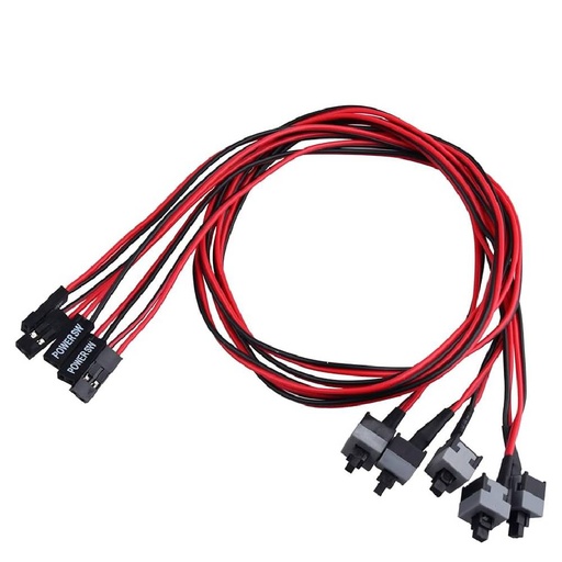 ATX PC Computer Motherboard Power Cable On/Off Switch - 50cm