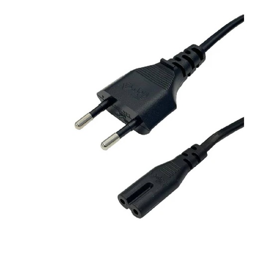 [85261] Mini CEE To IEC C7 2 Pin AC Power Cable Cord 220V - 1M