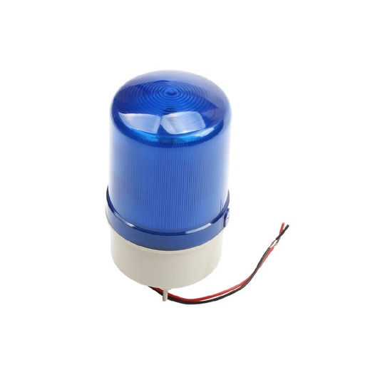 [85264] Siren DC12V With Sound - LED BLUE