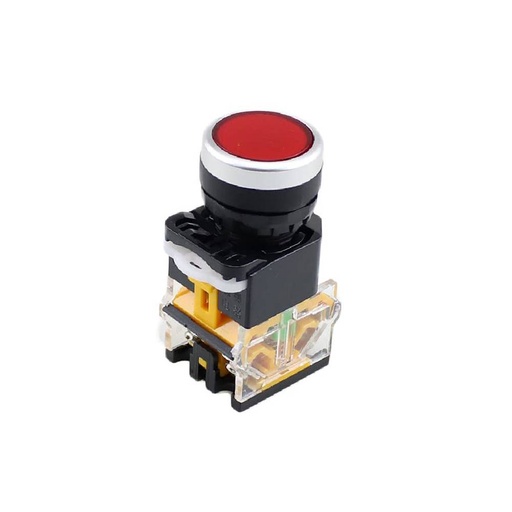 [85286] Self Locking Switch 220V - RED