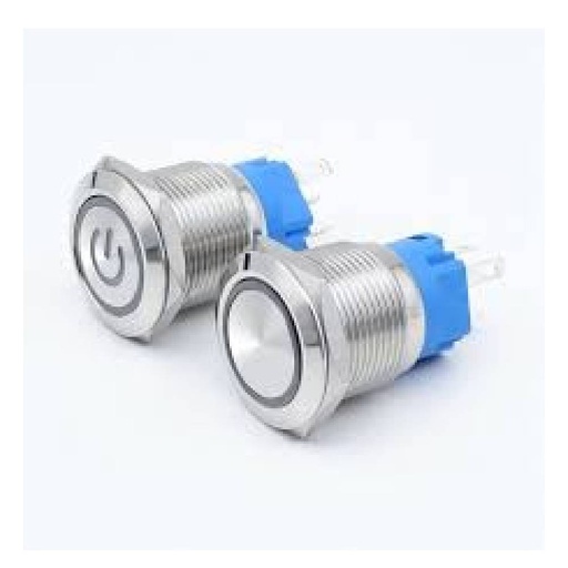 [85288] Self Locking Switch 220V - BLUE