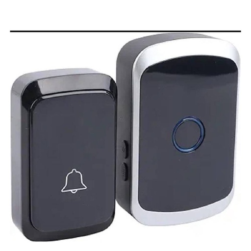 [85299] CACAZI Wireless Doorbell DC, 1 button, 1 Receiver