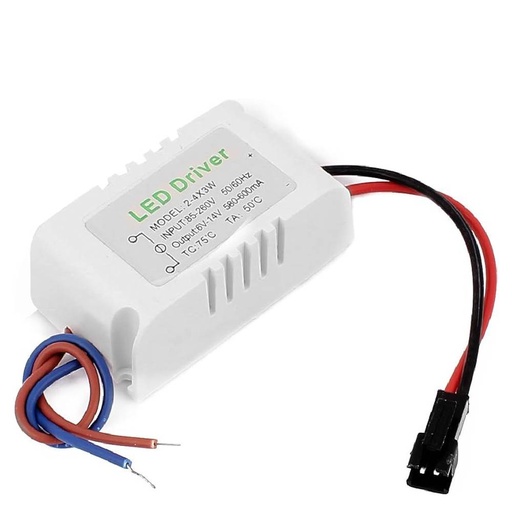 [85333] LED Driver 30W, Input: 85-265VAC 50/60Hz , Output: 42-63VDC 600mA