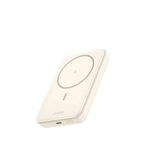 [85367] UGREEN 10000mAh Magnetic Wireless Power Bank Beige