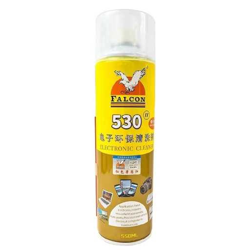 [85408] Falcon 530ll Quick Dry Electronic Contact Cleaner Spray - 550ML