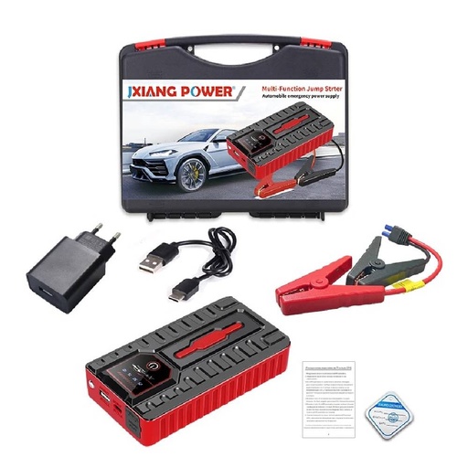 [85421] Car Jump Starter Kit 1200A 12800mAh - 6.0L Gas