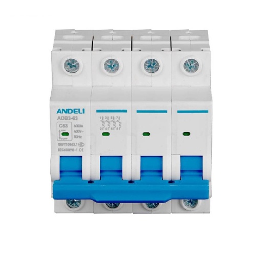 [85539] Miniature Circuit Breaker ADB3-63 4P 40A