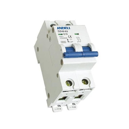 [85556] DZ49-63 Series Miniature Circuit Breaker AC220 2P 63A
