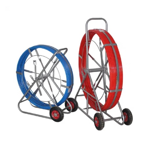 [85662] Fiber Glass Duct Rodder  With Meter Steel Wire Fiberglass - 6mm x 100M