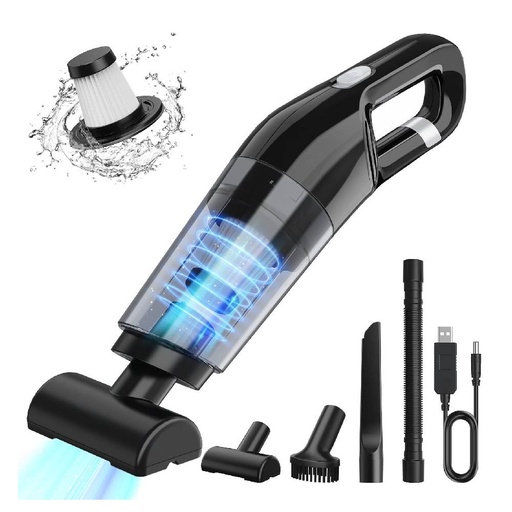 [85678] Wet And Dry Wireless Handheld 8000Pa Vacuum Cleaner 120W 12V 2000mAh - 0.5L