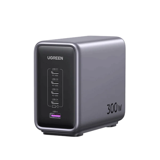 [85797] UGREEN Nexode 300W 5-Port PD GaN Fast Charger UK