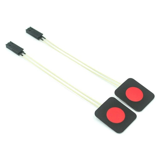 [85850] Red And Yellow One-button Membrane Switch Panel