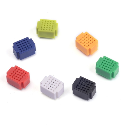 [85864] 25 Tie Points Solderless Mini Breadboard With Base Plate