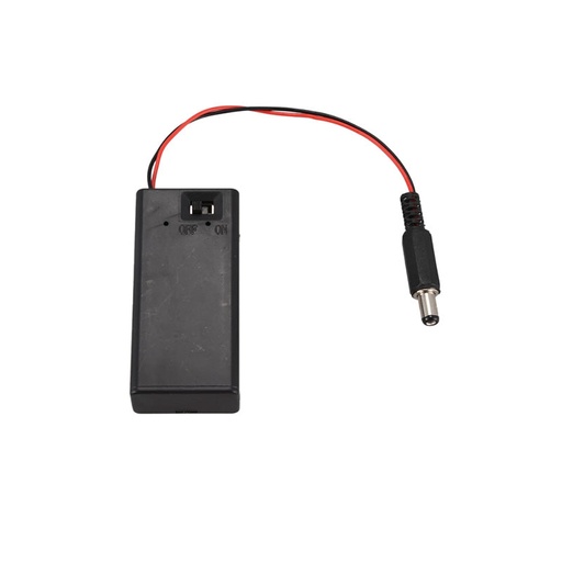 [85869] 5.5MM Male Plug Case Box Holder With Cover For 2 AA Battery
