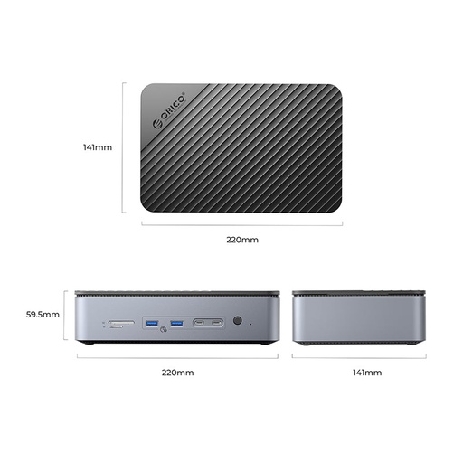 [85969] ORICO Docking Station with M.2 & 3.5" Hard Drive Enclosure