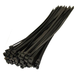 [86000] Nylon Cable Ties CHS 7.6*350mm Black (100Pcs/Bag)