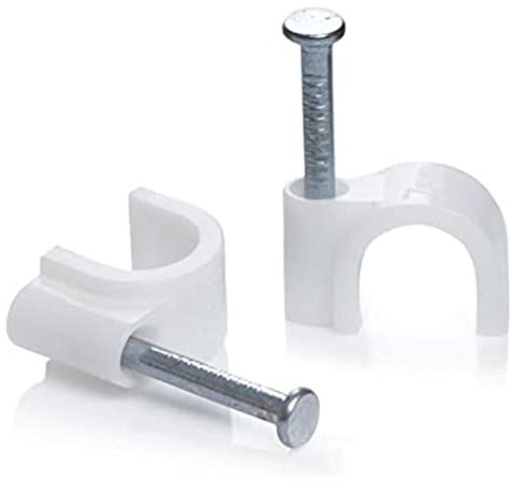 [86005] Cable Clips CHK-18mm White
