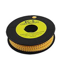 [86105] Cable Markers EC-0 - 0~9 Yellow