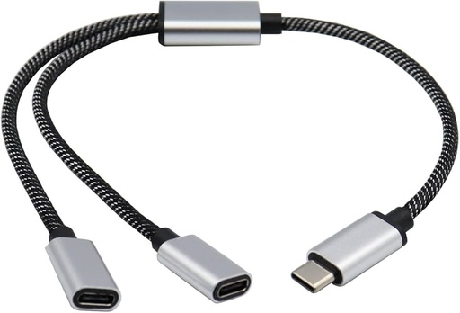 Type-C Male To Two Type-C Female Converter