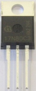 [86184] 17N80C3 MOSFET Transistor 17A 800V