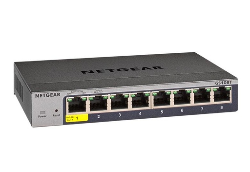 [86211] Netgear 8-Port Gigabit Ethernet Smart Switch with Cloud Management