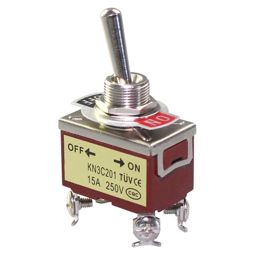 [86228] Toggle Switch 4 PIN Screw Terminals, ON OFF /20mmx30mm