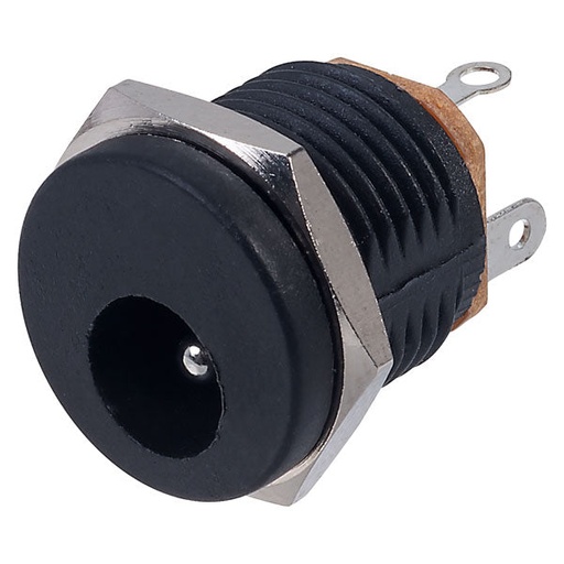 [86284] DC jack female socket Panel mount 2.1mm 3 PIN