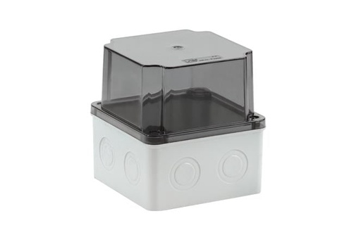 [86341] Adalpano Deep Size Thermoplastic Junction Box Transparent Cove 110x110x120