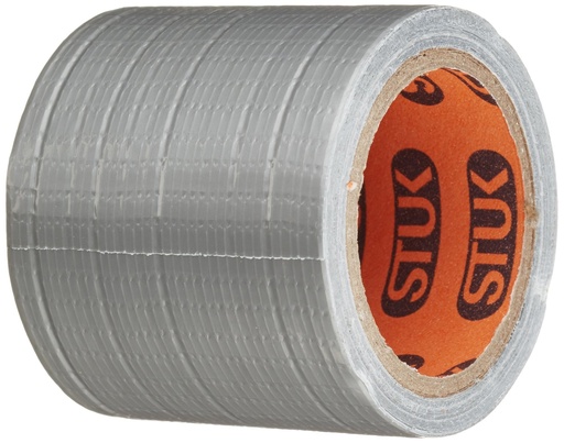 [86410] Waterproof Cloth Tape Tray 12 rolls, Silver, 48mm/4.5m