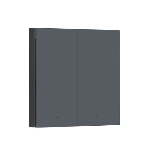 [86463] AQARA Smart Home Wall Switch H1, No Neutral, Double Rocker, Grey